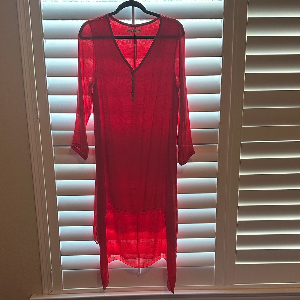 Red Long Sleeve Dress